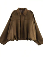 Zip Up Oversized Jacket