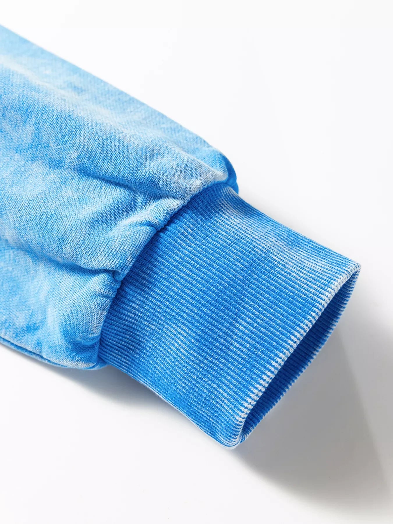 Mineral Wash Raw Seam Double Patched Pocket Sweatshirt