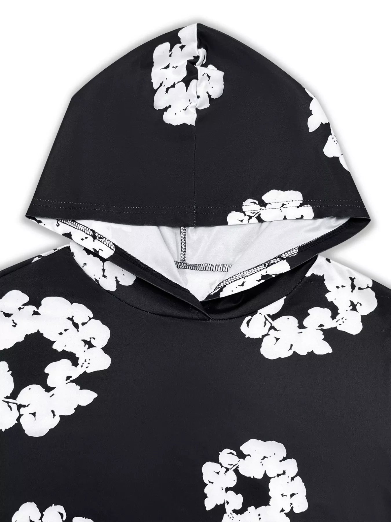 Printed Long Sleeve Hoodie and Pants Set