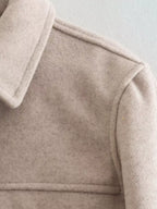 Snap Down Long Sleeve Jacket