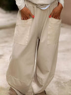 Plus Size Relaxed Fit Casual  Pants