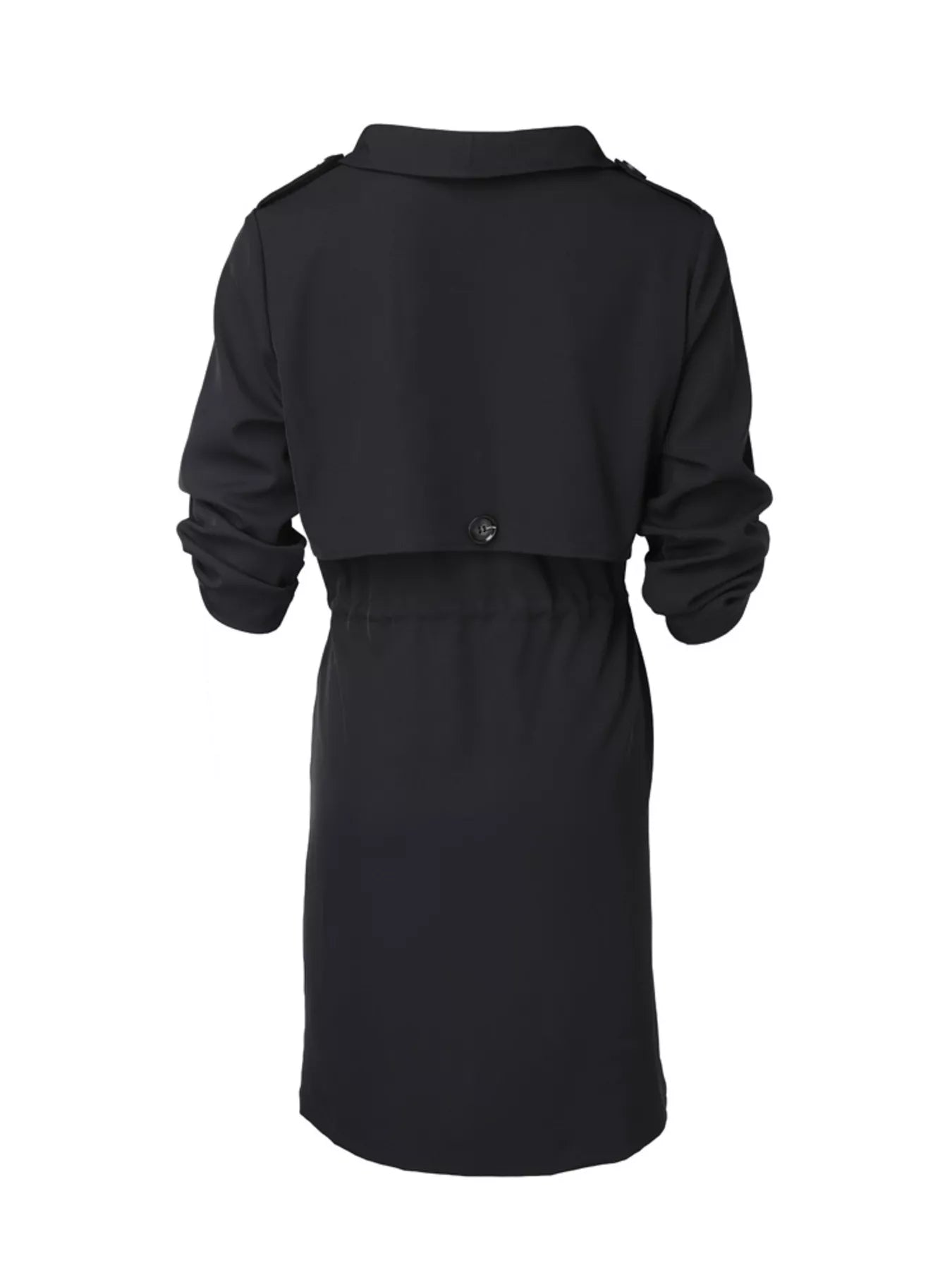 Drape Collar Lightweight Trench Coat