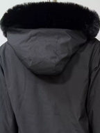 Full Size Fur Hooded Warm Winter Parka Outerwear Plus Size