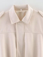 Zip Up Oversized Jacket