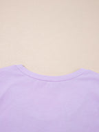 Mineral Wash Casual Round Neck Tank and Loose Drawstring Pants Set