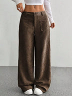 Wide Leg Corduroy Pants