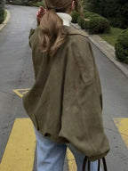 Zip Up Oversized Jacket