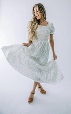 Dorothy Smocked Midi Dress