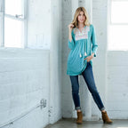 SALE! Last Piece - Size S - Love Kuza Adorn Me Tunic Top