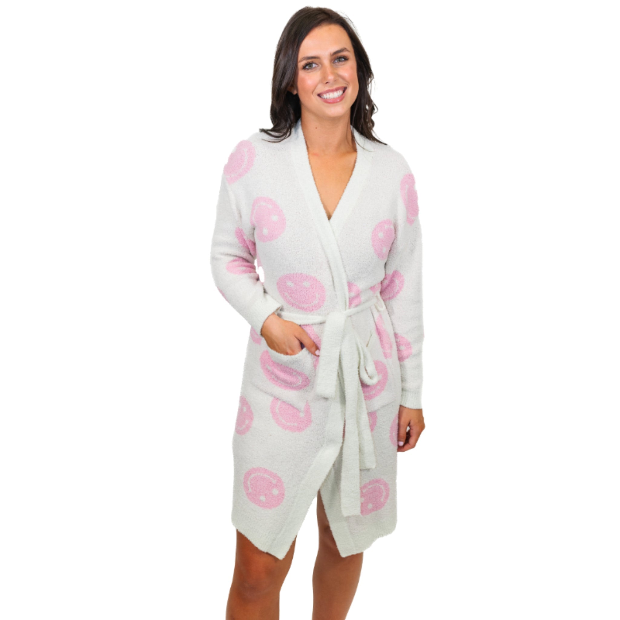 All Smiles Satin Robe