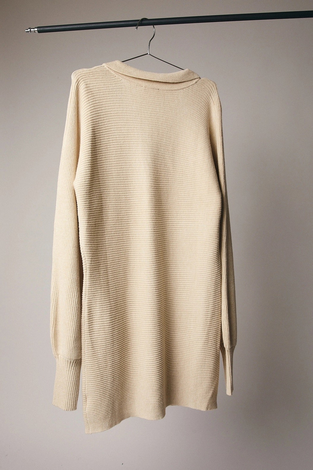 Kristin Collared Sweater Dress | Women's Fall and Winter Fashion | Thanksgiving and Holiday Outfit Inspo | Neutral | Long Sleeves | Mini | Layering