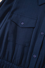 Love Kuza - Midnight Grace Shirt Dress