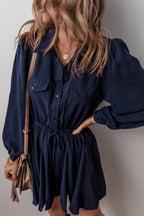 Love Kuza - Midnight Grace Shirt Dress