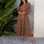 Love Kuza -Autumn Whispers Maxi Dress