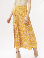 Maxi skirt with slit detail