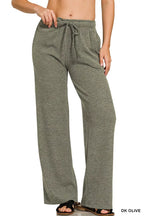 Zenana Ribbed Drawstring Lounge Pants