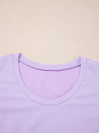 Mineral Wash Casual Round Neck Tank and Loose Drawstring Pants Set