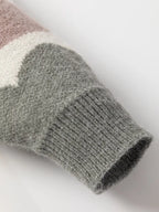 Contrast Boat Neck Sweater