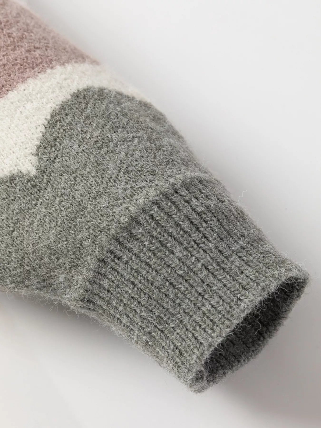 Contrast Boat Neck Sweater