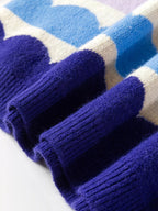 Contrast Boat Neck Sweater