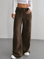 Wide Leg Corduroy Pants
