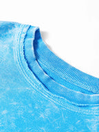 Mineral Wash Raw Seam Double Patched Pocket Sweatshirt