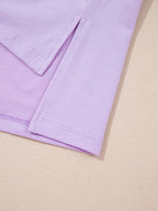 Mineral Wash Casual Round Neck Tank and Loose Drawstring Pants Set