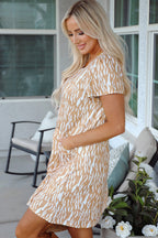 Amalia Short Sleeve T-Shirt Dress