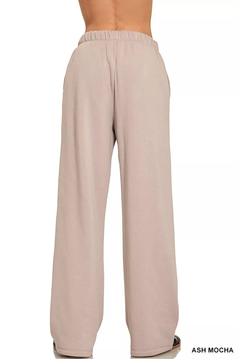 Zenana Fleece Sweatpant with Pockets