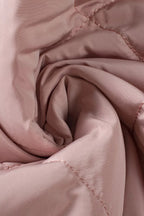 Quilted Sherpa-Lined Vest Coat