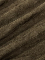 Suede Cropped Bomber Jacket