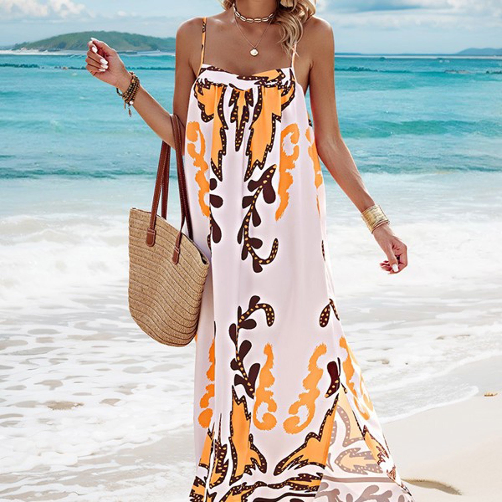 Love Kuza Sunflare Escape Dress