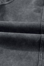 Solid Mineral Wash Jogger Style Pants