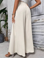 Frill Wide Leg Pants
