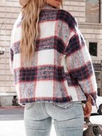 Plaid Button-Down Shacket