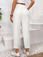 Wide Leg Cropped Pants