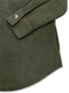 Plus Size Button-Down Dropped Shoulder Shacket