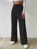 Drawstring Wide Leg Pants