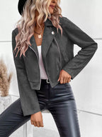 Zip Up Moto Jacket