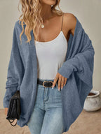 Casual Knit Open Front Cardigan