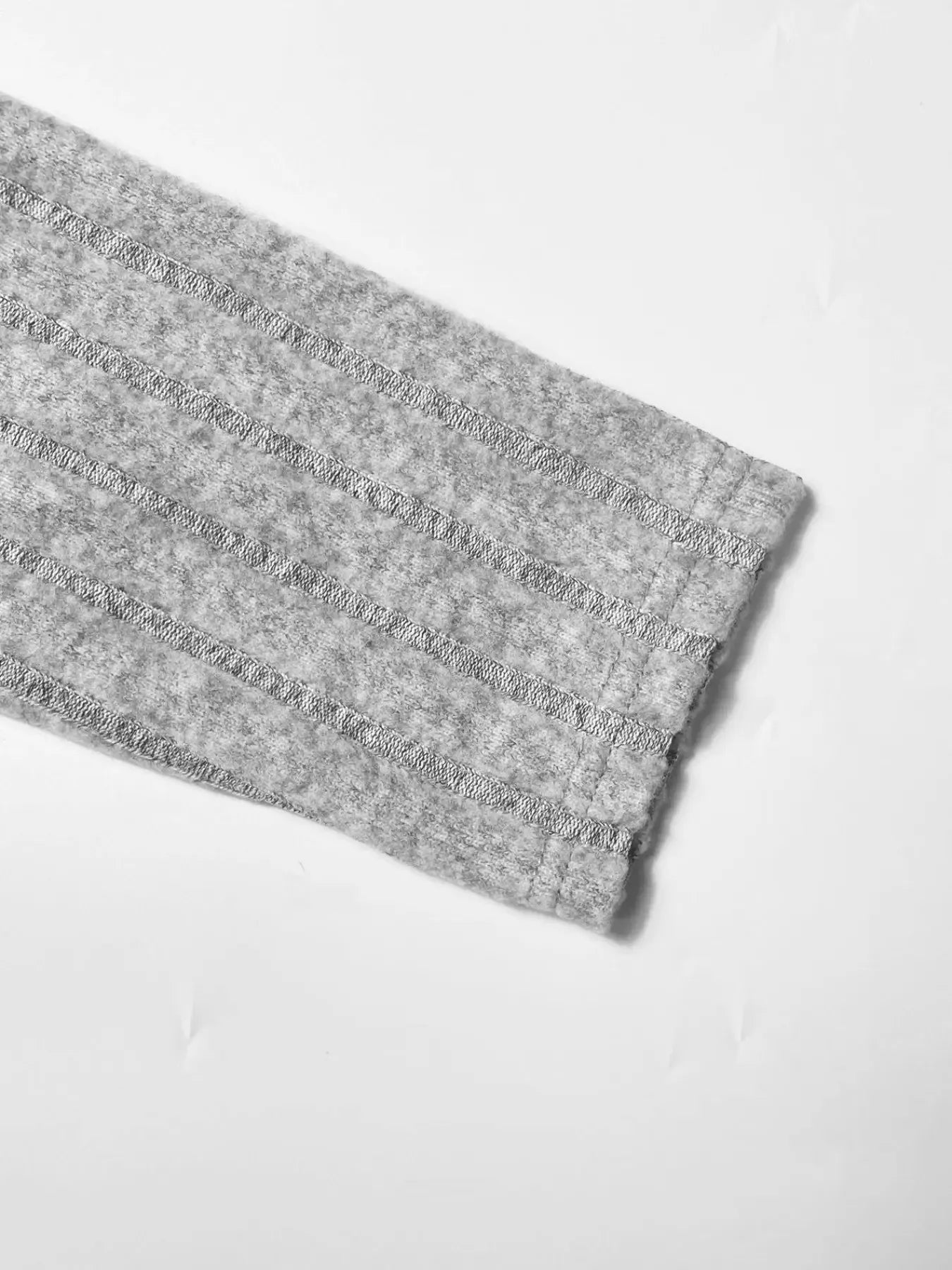 Ribbed Knit Crop Top and Wide Leg Pants Set