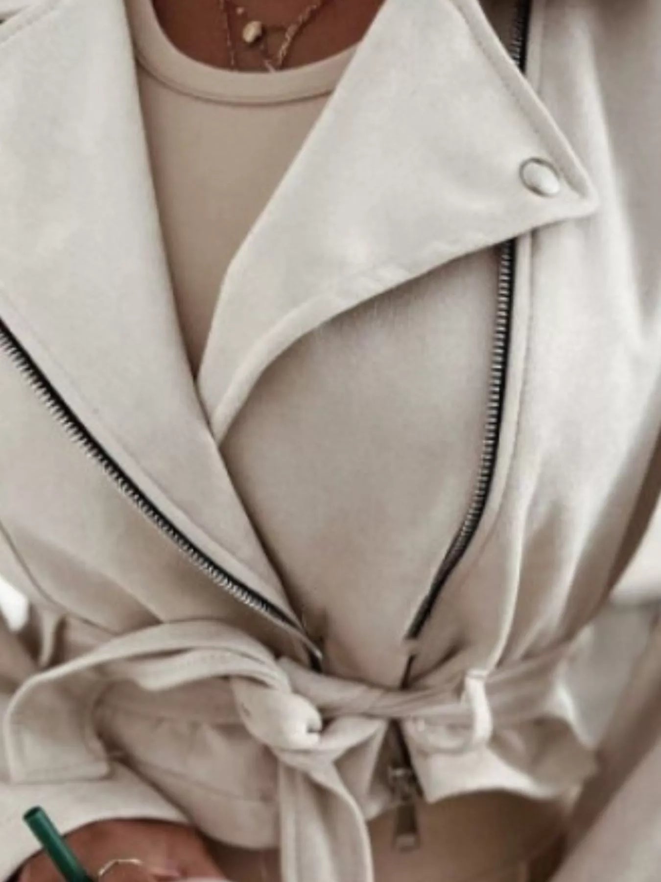 Zip Up Cropped Jacket