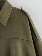 Zip Up Oversized Jacket