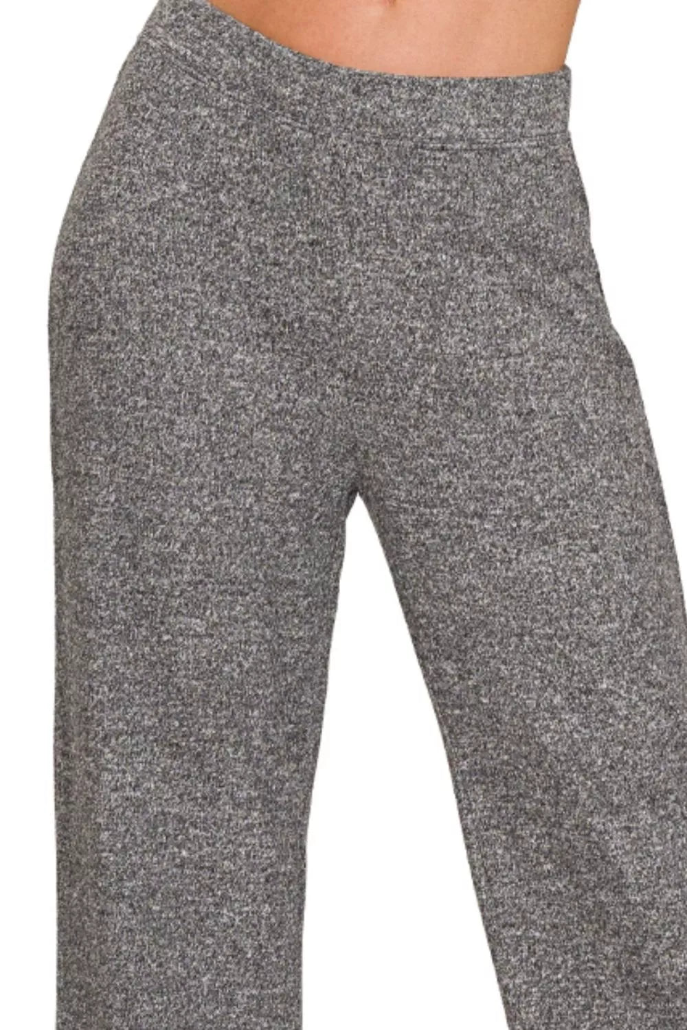 Zenana Soft Elastic Waisted Flare Pants