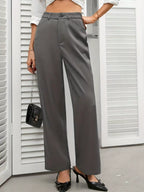 High Waist Wide Leg Pants