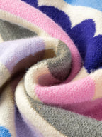 Contrast Boat Neck Sweater