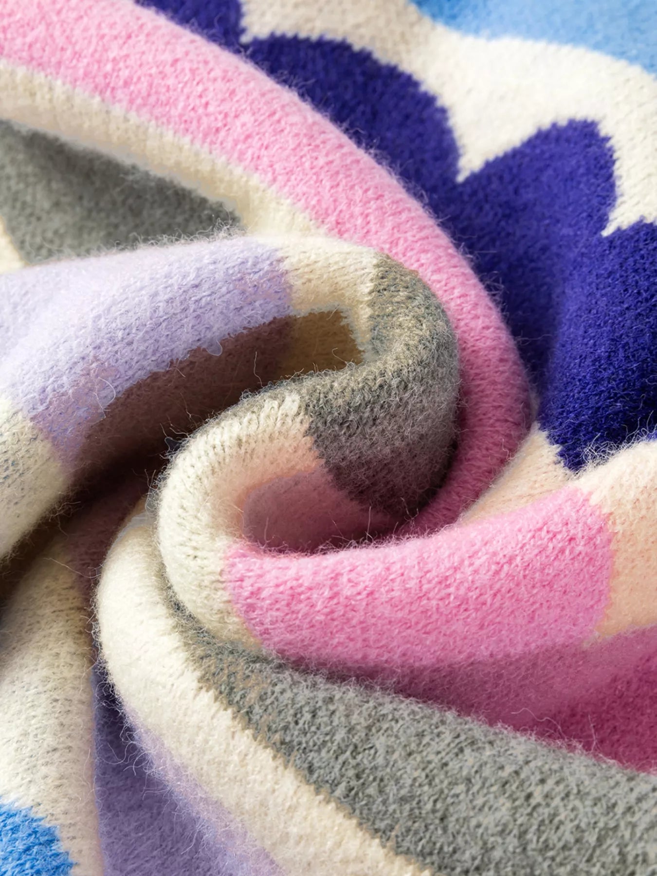 Contrast Boat Neck Sweater