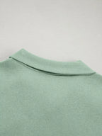 Drop Shoulder Zip Up Jacket and Drawstring Pants Active 2pcs Set