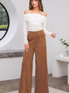 High-Waisted Wide Leg Pants