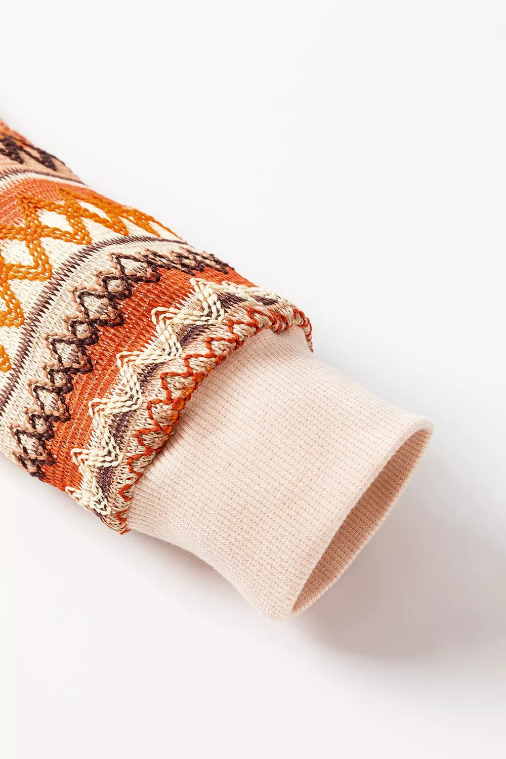 Striped Zip Up Long Sleeve Jacket